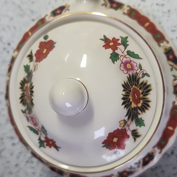 Windsor teapot floral blossom pattern large Tea pot England chintz pattern swirl - Picture 4 of 6